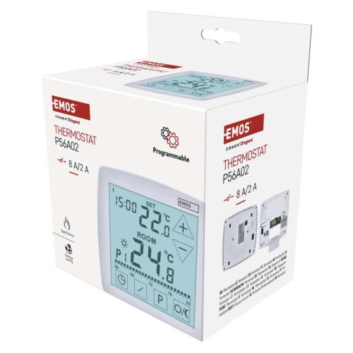 EMOS P56A02, Programozható vezetékes OpenTherm szobatermosztát P56A02