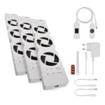 EMOS P56PR3, Radiátor fűtéserősítő ventilátor TRIO, fehér