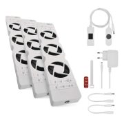   EMOS P56PR3, Radiátor fűtéserősítő ventilátor TRIO, fehér