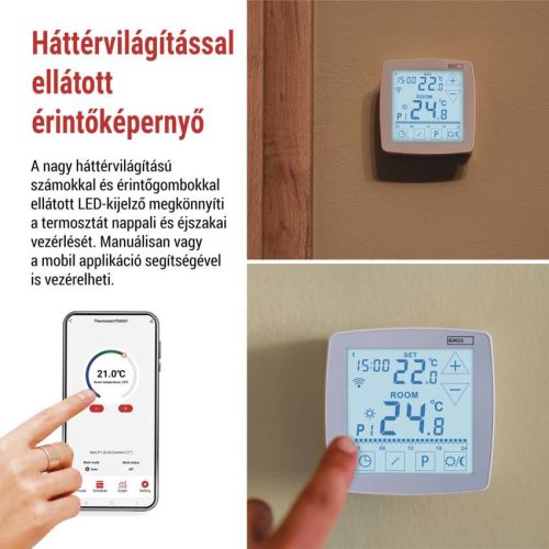 EMOS P56S01, GoSmart Programozható vezetékes szobatermosztát WiFi-vel P56S01