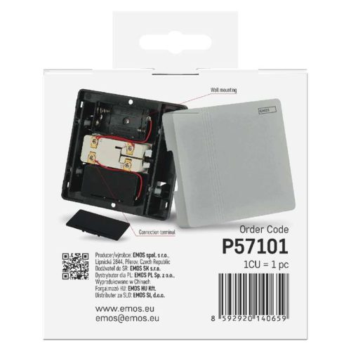 EMOS P57101, Vezetékes csengő P57101