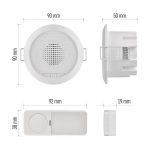 EMOS P57103, Vezetékes/Vezeték nélküli csengő P57103, beépített