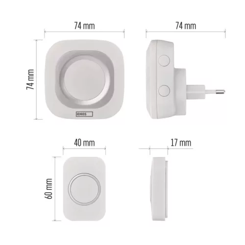 EMOS P5733W, Vezeték nélküli csengő P5733W