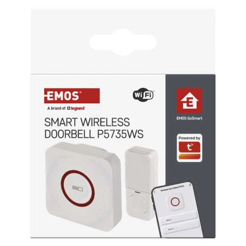 EMOS P5735WS, GoSmart Vezeték nélküli csengő P5735WS wifivel