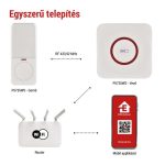 EMOS P5735WS, GoSmart Vezeték nélküli csengő P5735WS wifivel