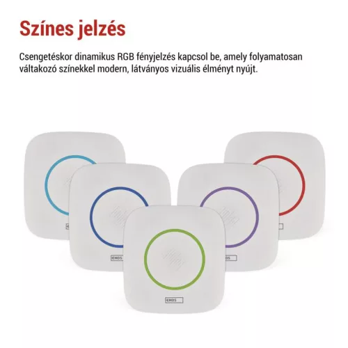EMOS P5736, Vezeték nélküli csengő P5736, 3× AA
