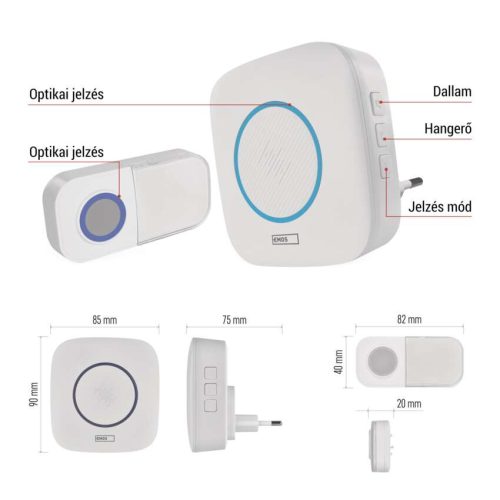 EMOS P5737, Vezeték nélküli csengő P5737