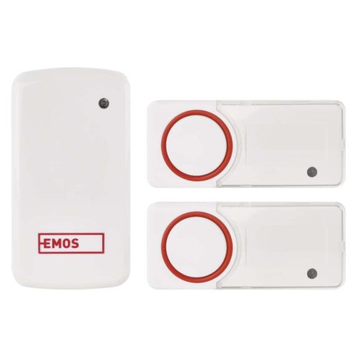 EMOS P5750.2T, Vezeték nélküli csengő, elem nélküli P5750.2T, 2 gombbal
