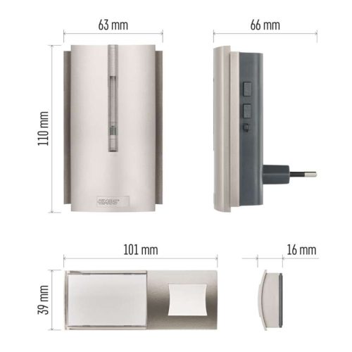 EMOS P5760N, Vezeték nélküli csengő P5760N, ismétlési funkció