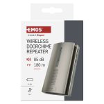 EMOS P5763RN, Jelerősítő vezetéknélküli csengőhöz P5760N és P5763N, 3× AA