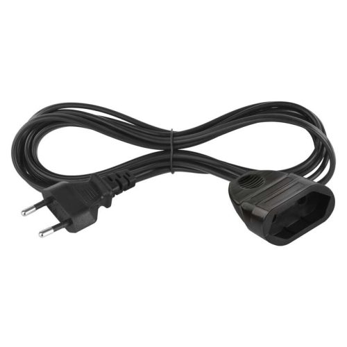 EMOS PC01303, Hosszabbító 3 m / 1 aljzat / fekete / PVC / 0,75 mm2