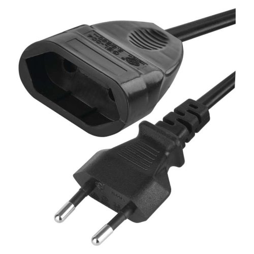 EMOS PC01303, Hosszabbító 3 m / 1 aljzat / fekete / PVC / 0,75 mm2