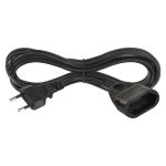 EMOS PC01305, Hosszabbító 5 m / 1 aljzat / fekete / PVC / 0,75 mm2