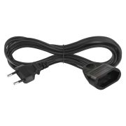   EMOS PC01305, Hosszabbító 5 m / 1 aljzat / fekete / PVC / 0,75 mm2