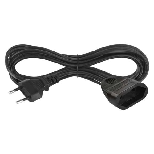EMOS PC01305, Hosszabbító 5 m / 1 aljzat / fekete / PVC / 0,75 mm2
