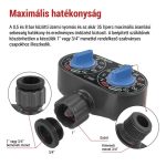 EMOS PW56001, Mechanikus öntöző időzítő, 1 kimenet