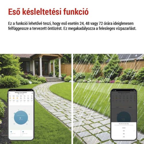 EMOS PW56201, GoSmart öntöző időzítő, Bluetooth 5.0, 1 kimenet