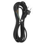 EMOS S03150N, Flexo zsinór gumi/neoprén 3×1mm2, 5m, fekete