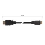 EMOS S10102, HDMI kábel 2.0 A-C dugó 1.5m