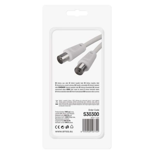 EMOS S30300, Antenna koax kábel 3,5m
