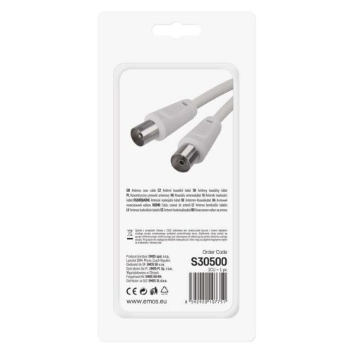 EMOS S30500, Antenna koax kábel 5m