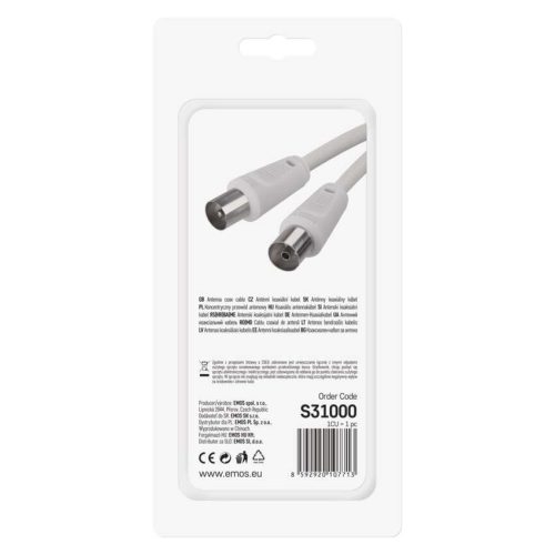 EMOS S31000, Antenna koax kábel 10m