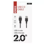 EMOS S70201, USB kábel 2.0 A – A/F csatlakozó 2m