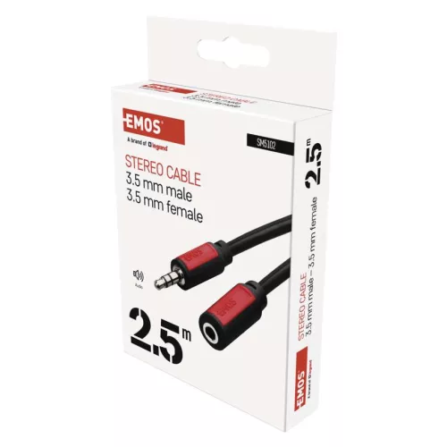 EMOS SM5102, Jack kábel 3.5mm ST dugó-3.5mm ST dugalj 2.5m