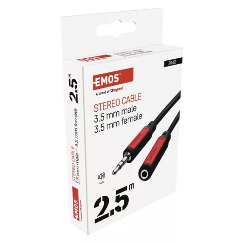 EMOS SM5102, Jack kábel 3.5mm ST dugó-3.5mm ST dugalj 2.5m