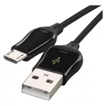 EMOS SM7004B, Töltő- és adatkábel USB-A 2.0 / micro USB-B 2.0, Quick Charge, 1 m, fekete