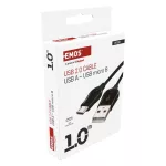 EMOS SM7004B, Töltő- és adatkábel USB-A 2.0 / micro USB-B 2.0, Quick Charge, 1 m, fekete