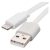 EMOS SM7013W, Töltő- és adatkábel USB-A 2.0 / Lightning MFi, 1 m, fehér