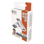 EMOS SM7023, Adapter micro USB-B 2.0 / USB-C 2.0, fehér, 2db