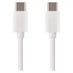 EMOS SM7027W, Töltő- és adatkábel USB-C 2.0 / USB-C 2.0, 1 m, fehér