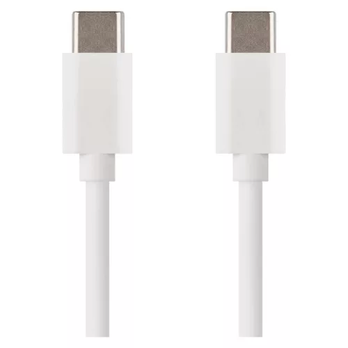 EMOS SM7027W, Töltő- és adatkábel USB-C 2.0 / USB-C 2.0, 1 m, fehér