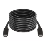   EMOS SM7029BL, Töltő- és adatkábel 2-0 USB-C / USB-C, 2 m, fekete