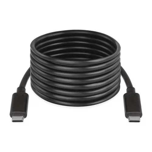 EMOS SM7029BL, Töltő- és adatkábel 2-0 USB-C / USB-C, 2 m, fekete