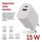 EMOS V02B15, EMOS Univerzális USB töltő BASIC 15 W max.