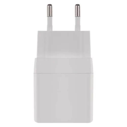EMOS V02G20 fehér GaN USB töltő 20 W, USB-C és USB-A kimenettel