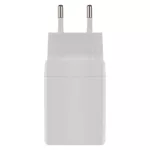 EMOS GaN PD 45 W univerzális USB töltő, fehér, USB-C és USB-A, V04G45