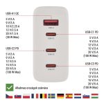 EMOS V06G120, EMOS Univerzális USB töltő GaN PD 120 W max.