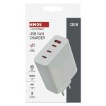 EMOS V06G120, EMOS Univerzális USB töltő GaN PD 120 W max.
