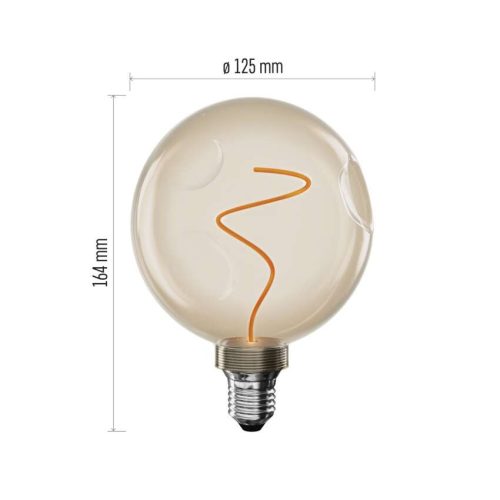 EMOS Z50B11, LED izzó DECO CG125A / E27 / 4,5 W (24 W) / 240 lm / flame