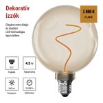 EMOS Z50B11, LED izzó DECO CG125A / E27 / 4,5 W (24 W) / 240 lm / flame