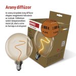 EMOS Z50B11, LED izzó DECO CG125A / E27 / 4,5 W (24 W) / 240 lm / flame