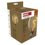 EMOS Z50B11, LED izzó DECO CG125A / E27 / 4,5 W (24 W) / 240 lm / flame