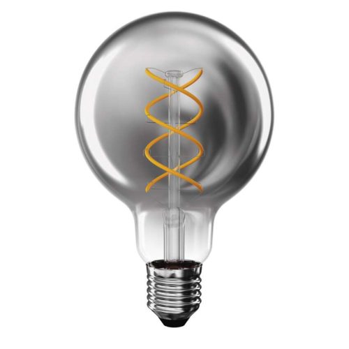 EMOS Z52311, LED izzó DECO SMOKED G95 / E27 / 4,5 W (19 W) / 180 lm / flame