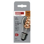 EMOS Z55311, LED izzó DECO SMOKED A60 / E27 / 4,5 W (19 W) / 180 lm / flame