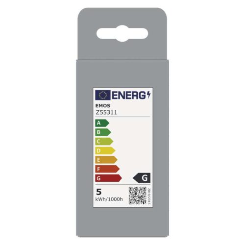 EMOS Z55311, LED izzó DECO SMOKED A60 / E27 / 4,5 W (19 W) / 180 lm / flame