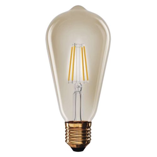 EMOS Z57032, LED izzó Vintage ST64 / E27 / 4,5 W (40 W) / 420 lm / Meleg fehér